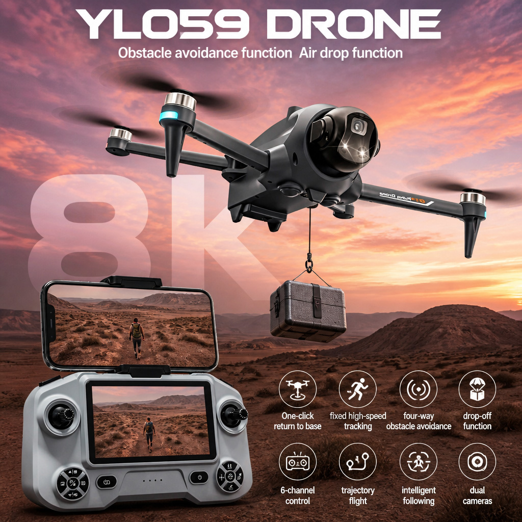 Drone Multispectral - NEW YL059 Drone GPS Auto Return