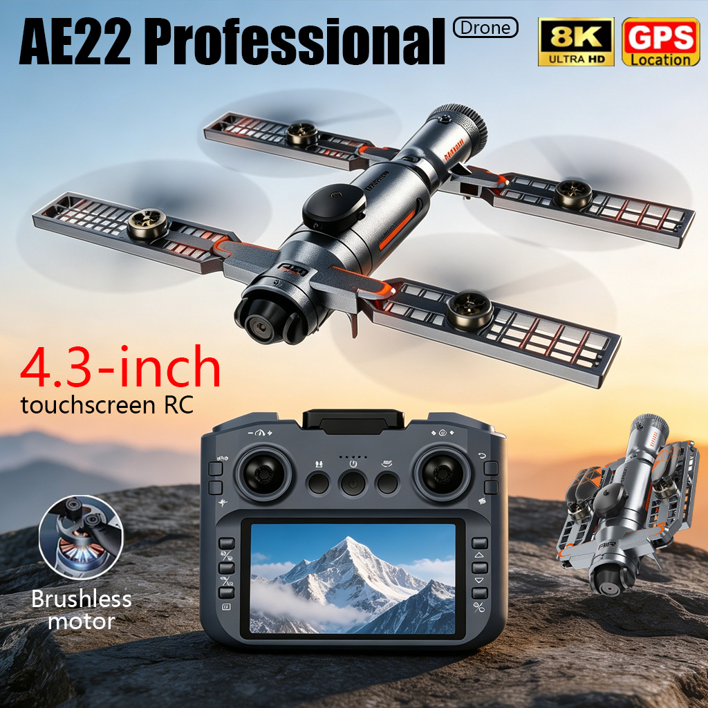 Drone Multispectral - Upgraded AE22 PRO MAX Foldable Drone