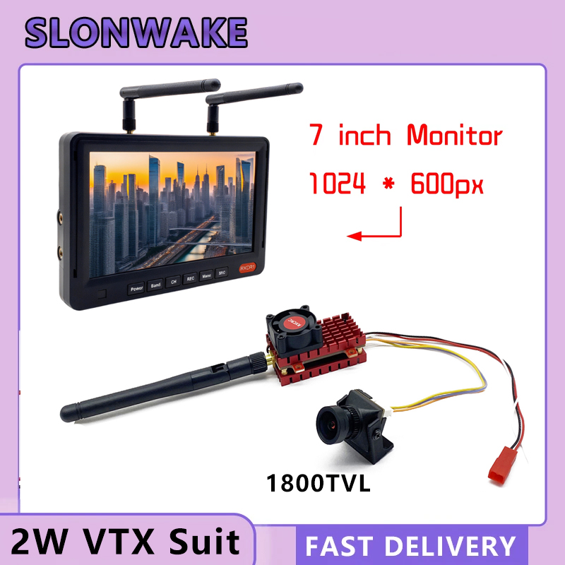 SLONWAKE 5.8G 2W VTX FPV 1800T - Drone Aerial Photography 评论和价格