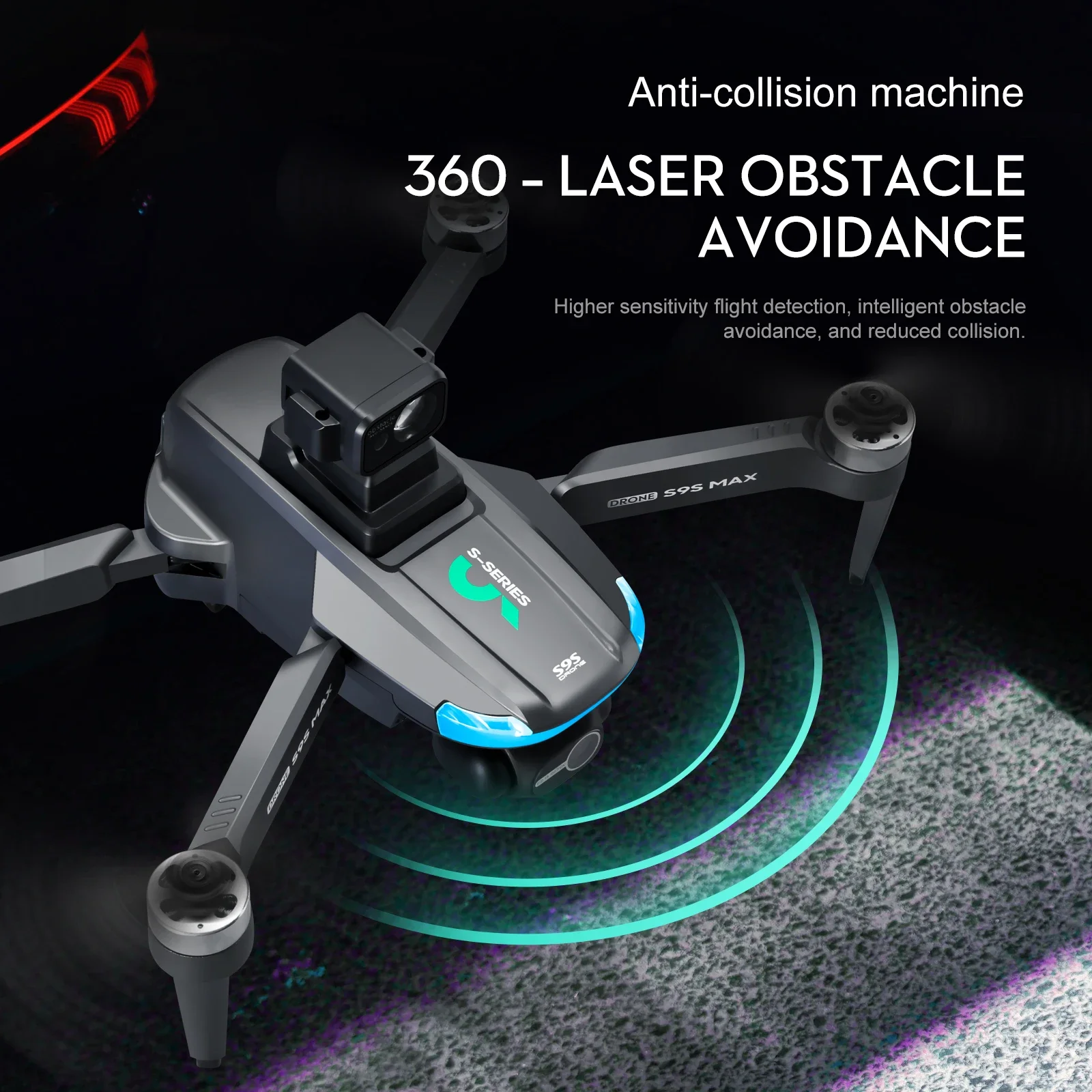 NEW S9S MAX MINI Drone 4K 2-Ax - Drone Lidar 评论和价格