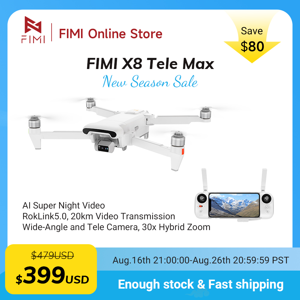 FIMI X8 Tele Max Drone 4K Prof - Drone Thermal Imaging 评论和价格