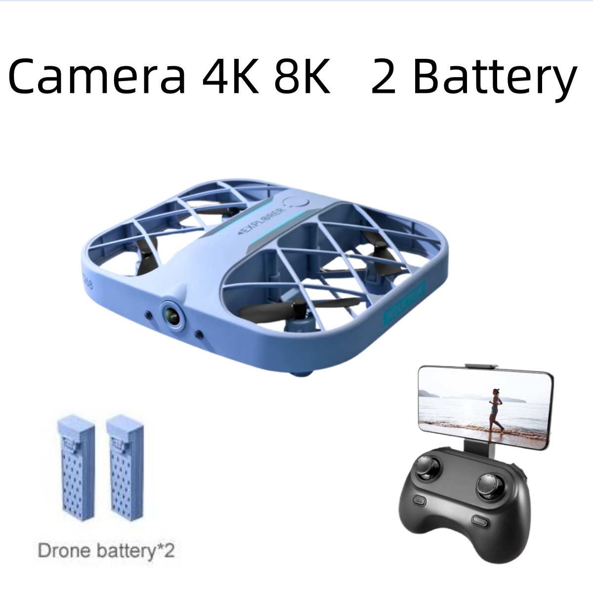 JJRC H107 FPV RC Drone with 2  - Drone Lidar 评论和价格